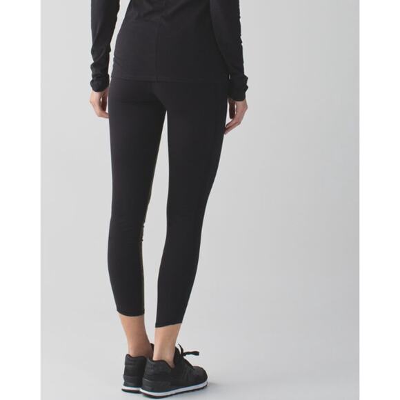 Lululemon Beyond Boundaries Ziggy Green Snake Butter Black Legging 6 - Picture 7 of 11